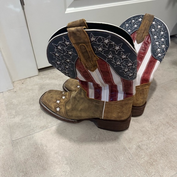 JB. Dillon American flag western boots size 12 - Picture 4 of 4